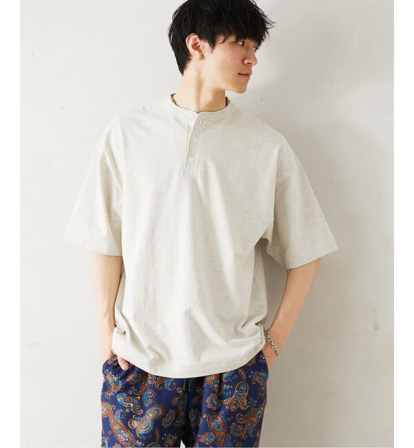 JOURNAL STANDARD relume「《予約》Healthknit / ヘルスニット 別注 ヘンリーネックTシャツ」|Tシャツ・カットソー|