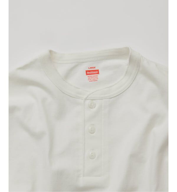 JOURNAL STANDARD relume「《予約》Healthknit / ヘルスニット 別注 ヘンリーネックTシャツ」|Tシャツ・カットソー|