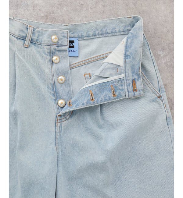 journal standard L'essage「EENK/インク Wide Denim Pants パンツ ELD-1Q151-DP03-LB」|デニム|