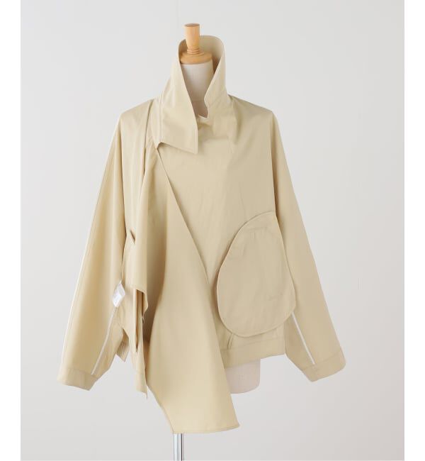 journal standard L'essage「RECTO/レクト MUFFLER WRAP COAT (YELLOW BEIGE) コート RW26SWCT001BE」|その他|