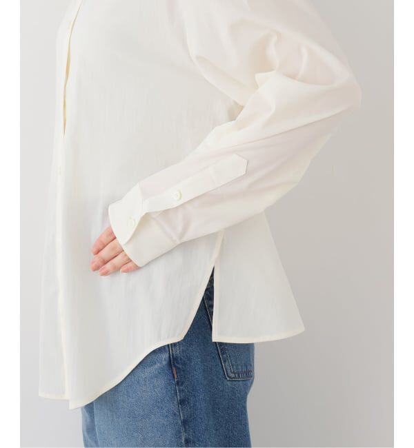 journal standard L'essage「RECTO/レクト OPEN BACK DRAPED SHIRT (BEAN IVORY) シャツ RW26SWST003IV」|シャツ・ブラウス|