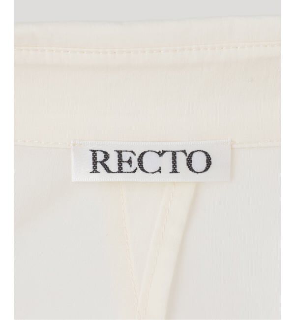 journal standard L'essage「RECTO/レクト OPEN BACK DRAPED SHIRT (BEAN IVORY) シャツ RW26SWST003IV」|シャツ・ブラウス|