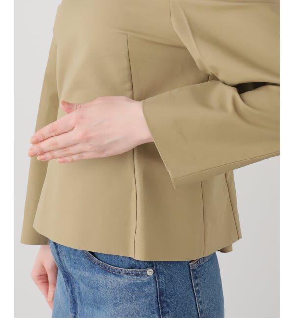 journal standard L'essage「RECTO/レクト OPEN BACK PEPLUM TOP (KHAKI BEIGE)  トップス RW26SWTP002BE」|シャツ・ブラウス|