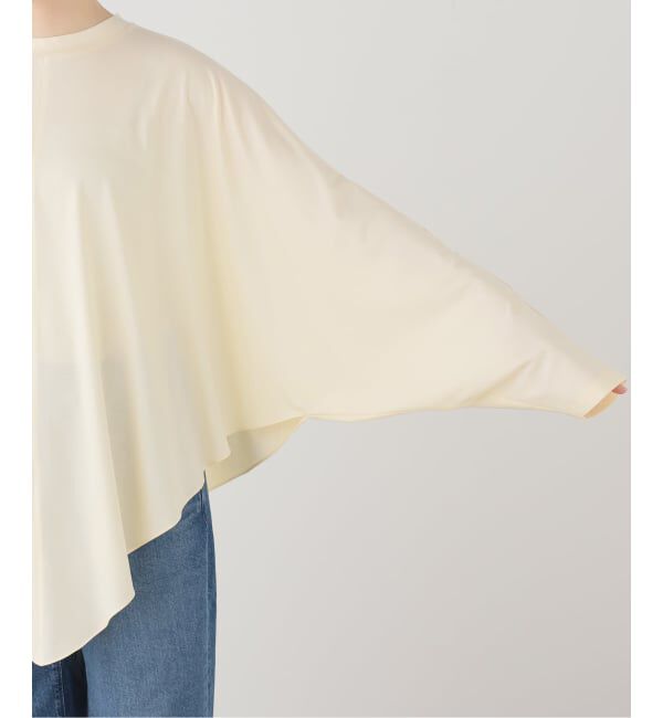 journal standard L'essage「RECTO/レクト OVERSIZED CAPE TOP (LIGHT BEIGE) カットソー RW26SJTP011BE」|Tシャツ・カットソー|