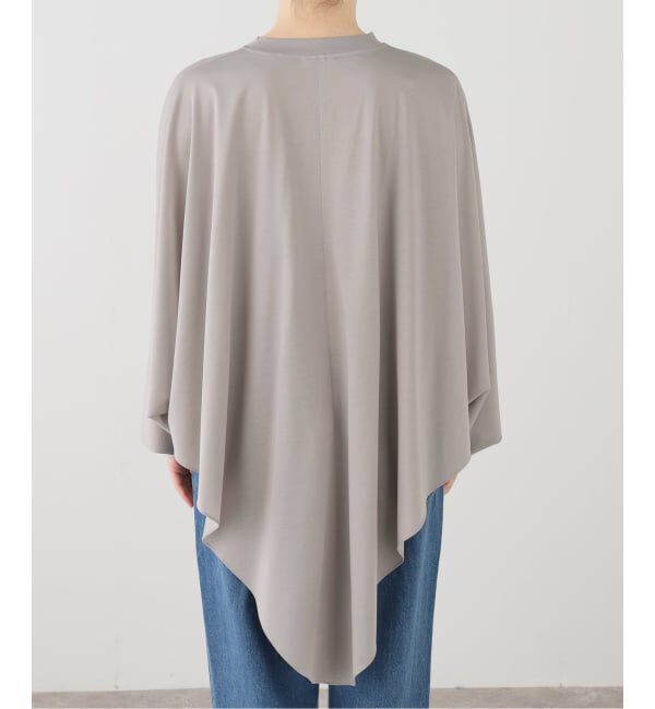 journal standard L'essage「RECTO/レクト OVERSIZED CAPE TOP (STONE GREY) カットソー RW26SJTP011GR」|Tシャツ・カットソー|