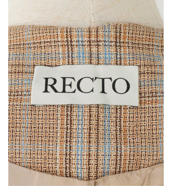 journal standard L'essage「RECTO/レクト CLINKLE VINTAGE CHECK JACKET (CAMEL) ジャケット RW26SWJK006CM」|その他|