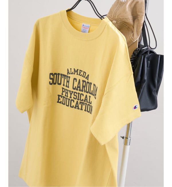 JOURNAL STANDARD「《追加予約》別注【CHAMPION/チャンピオン】 for JS RW9.4oz T-SHIRT」|Tシャツ・カットソー|イエロー