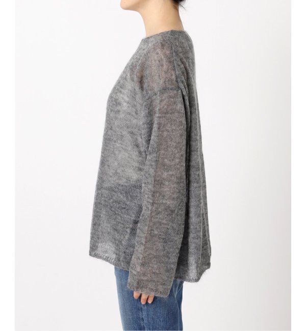 Spick and Span「《WEB限定カラー有り / 追加》ルーズモヘヤMIXボートネックニット」|ニット・セーター|