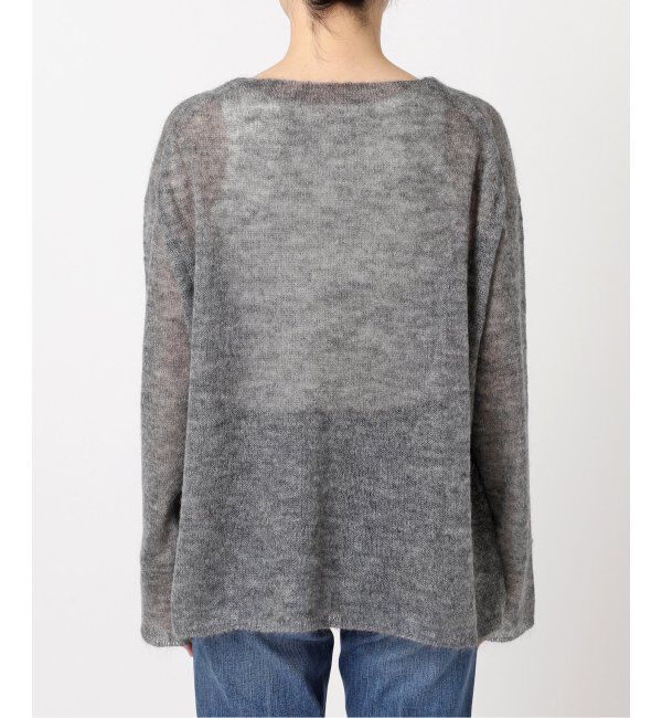 Spick and Span「《WEB限定カラー有り / 追加》ルーズモヘヤMIXボートネックニット」|ニット・セーター|