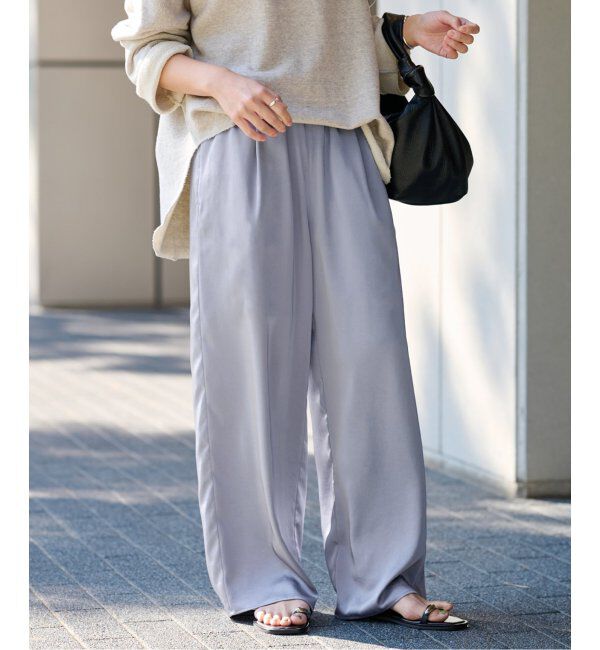 FRAMeWORK「≪追加≫サテンストレッチイージーパンツ2」|その他|