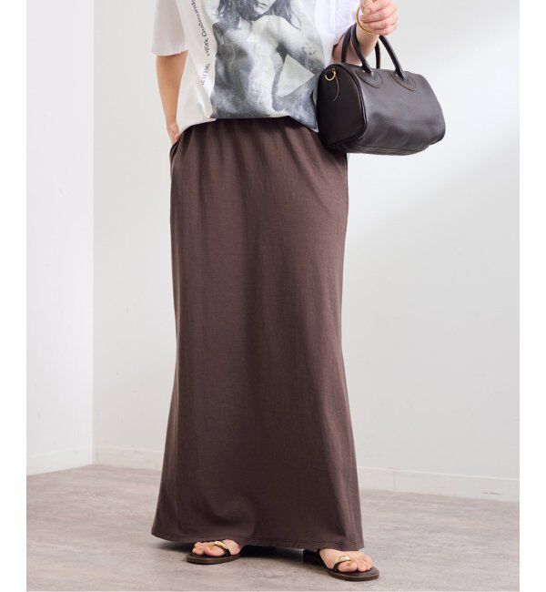 FRAMeWORK「カットナロースカート」|スカート|