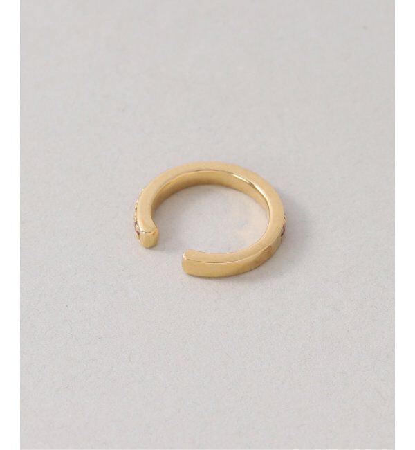 Spick and Span「《WEB限定》【SAMH by LILAS】イヤーカフロードライトガーネットSV(片耳)」|イヤーカフ|