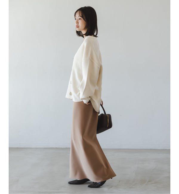 NOBLE「ファインハニカムVネックカーディガン」|カーディガン|