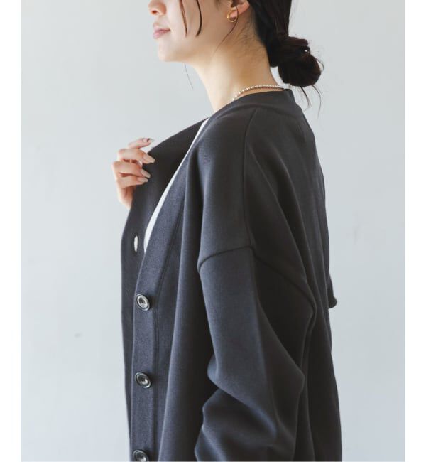 NOBLE「ファインハニカムVネックカーディガン」|カーディガン|