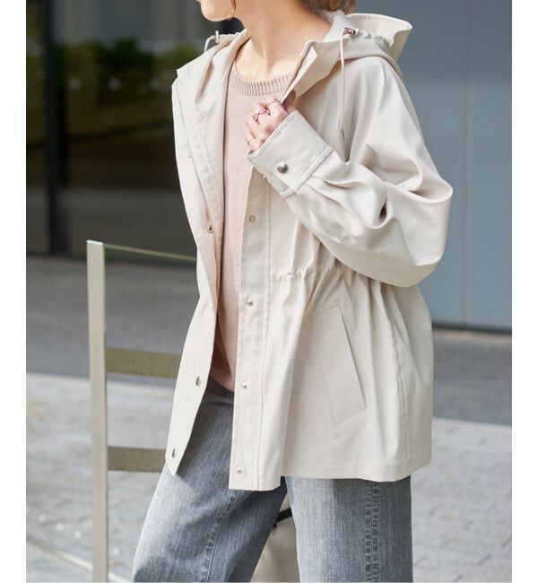 Spick and Span「撥水ツイルフーディーブルゾン」|その他|