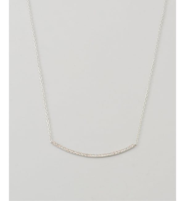 NOBLE「MALUS/マリュス Diamond line necklace」|ネックレス|シルバー
