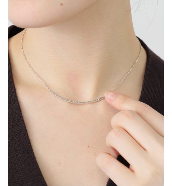 NOBLE「MALUS/マリュス Diamond line necklace」|ネックレス|