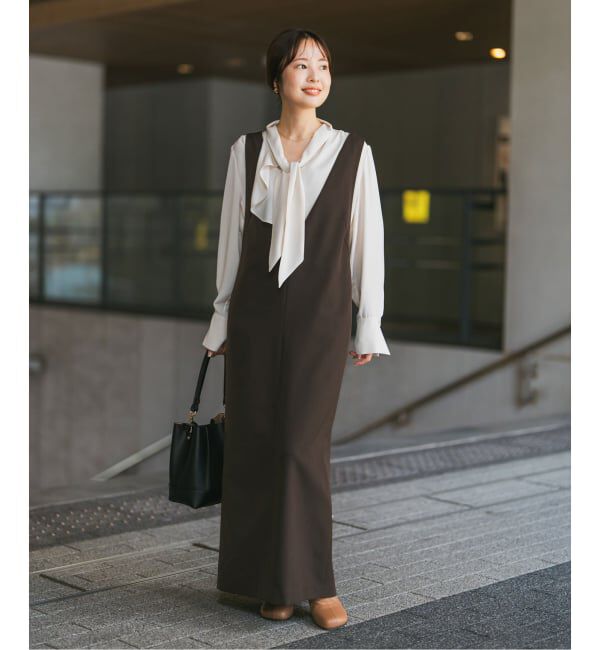 NOBLE「《WEB＆日本橋店限定・追加》ロイヤルサテンボウタイブラウス」|シャツ・ブラウス|