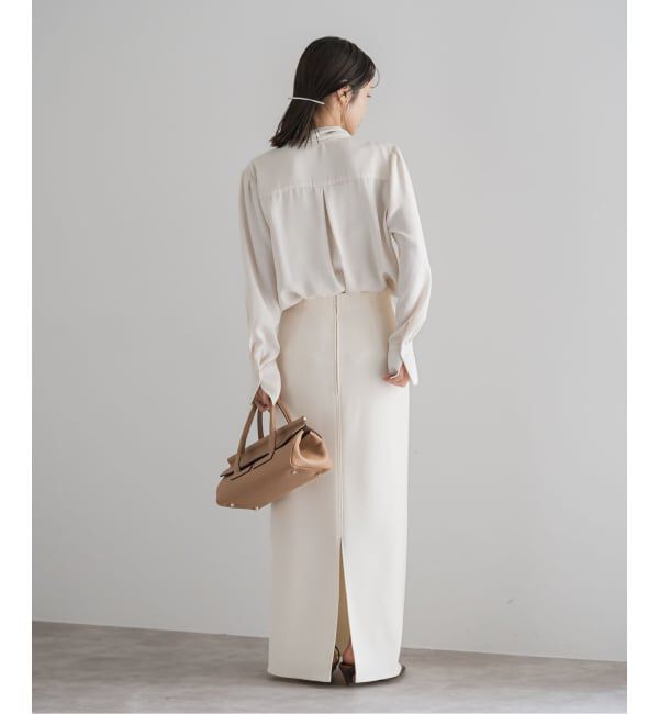 NOBLE「《WEB＆日本橋店限定・追加》ロイヤルサテンボウタイブラウス」|シャツ・ブラウス|