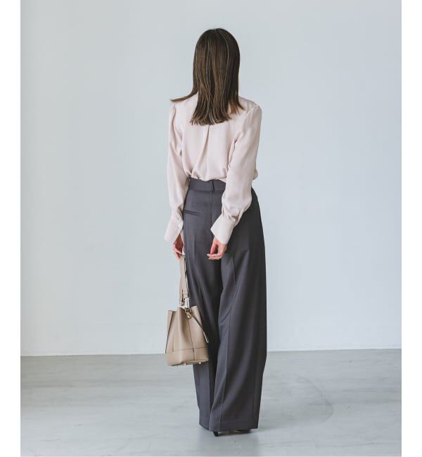 NOBLE「《WEB＆日本橋店限定・追加》ロイヤルサテンボウタイブラウス」|シャツ・ブラウス|