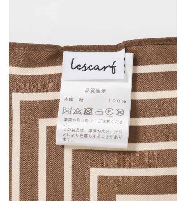NOBLE「LE SCARF/レスカーフ STRIPED SCARF 50cm」|バンダナ・スカーフ|