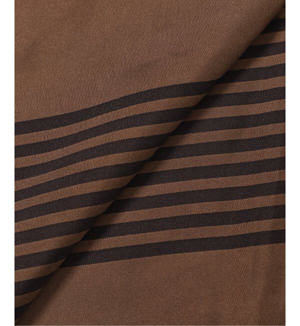 NOBLE「LE SCARF/レスカーフ STRIPED SCARF 80cm」|バンダナ・スカーフ|