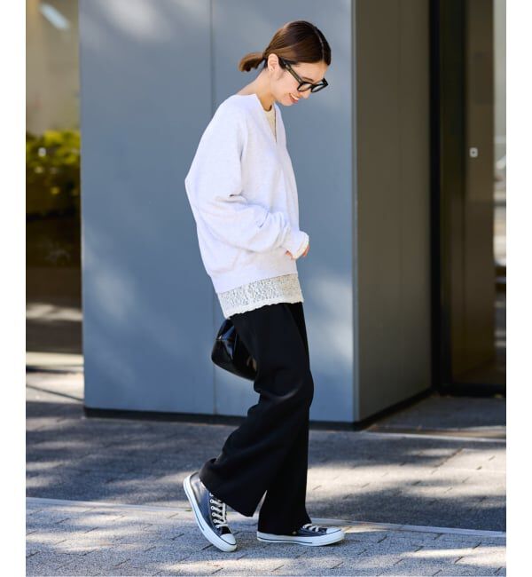 FRAMeWORK「ライトダブルクロスイージースラックス」|スラックス|