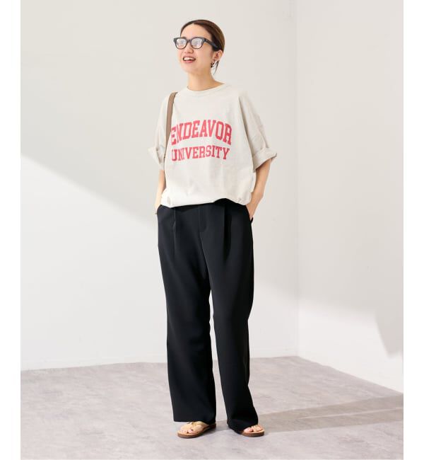 FRAMeWORK「ライトダブルクロスイージースラックス」|スラックス|