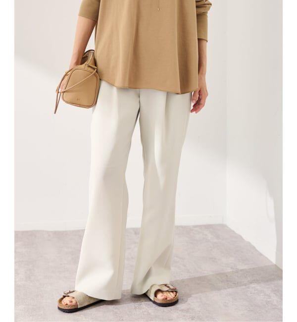 FRAMeWORK「ライトダブルクロスイージースラックス」|スラックス|