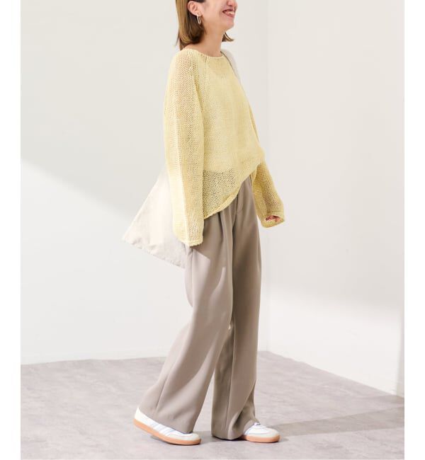 FRAMeWORK「ライトダブルクロスイージースラックス」|スラックス|