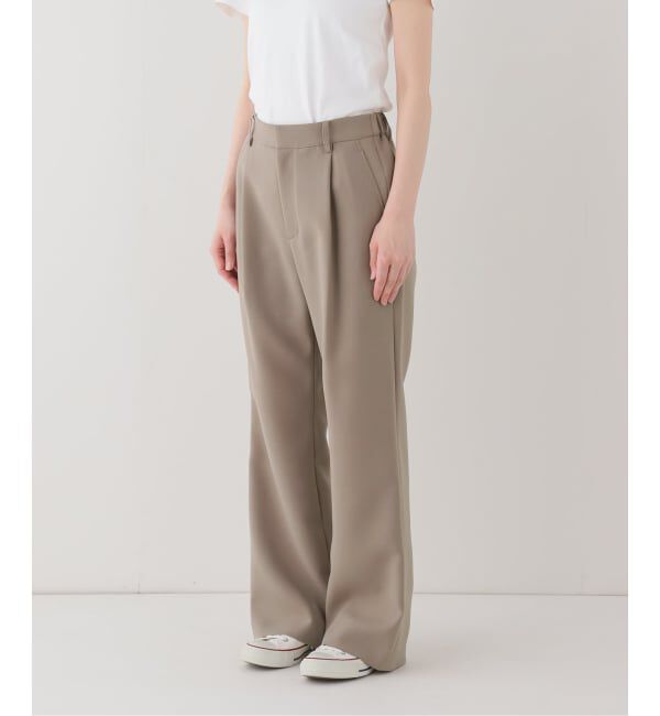 FRAMeWORK「ライトダブルクロスイージースラックス」|スラックス|