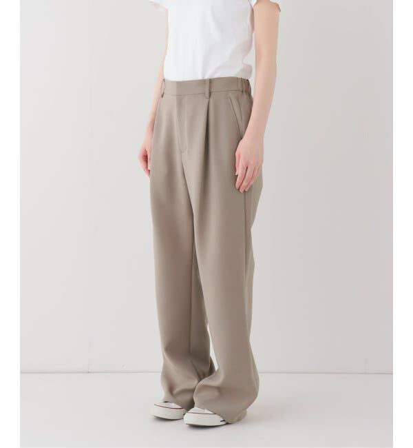 FRAMeWORK「ライトダブルクロスイージースラックス」|スラックス|