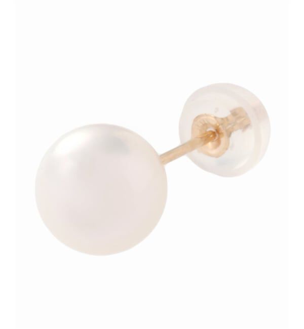 Lilas by Spick&Span「アコヤパール7mmピアス K10（両耳）」|ピアス|