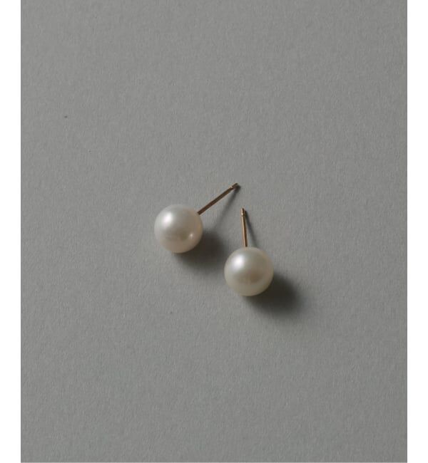 Lilas by Spick&Span「アコヤパール7mmピアス K10（両耳）」|ピアス|