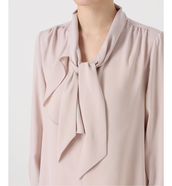 NOBLE「《WEB＆日本橋店限定・追加》ロイヤルサテンボウタイブラウス」|シャツ・ブラウス|