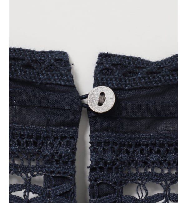 Spick and Span「ne Quittez pas / ヌキテパ 別注Pintuck & Lace Blouse*」|シャツ・ブラウス|