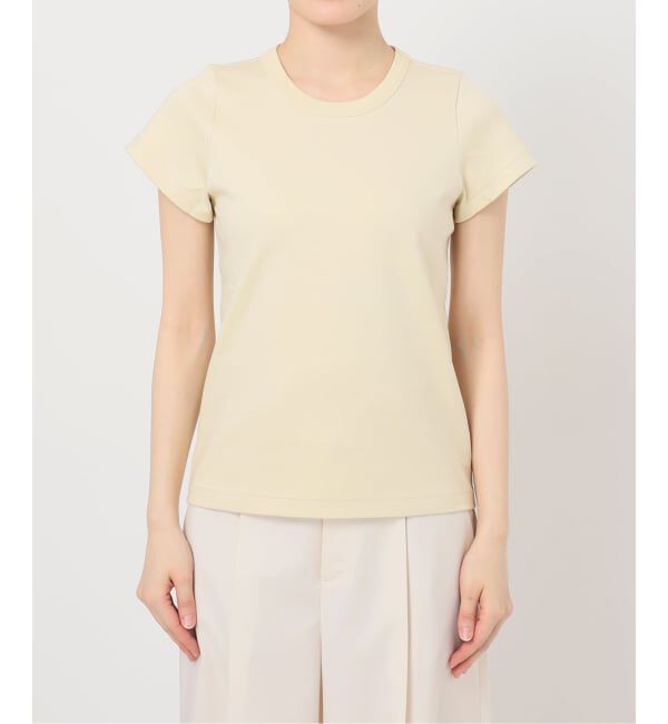 NOBLE「《追加・WEB限定カラー》スビンコットンスムースコンパクトTシャツ」|Tシャツ・カットソー|