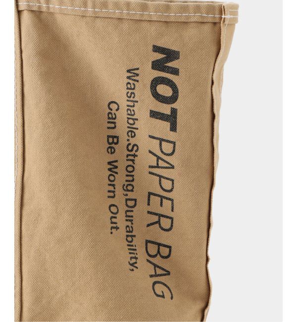 FRAMeWORK「SEUVAS/ソウバス 別注NOT PAPER バッグ L」|トートバッグ|