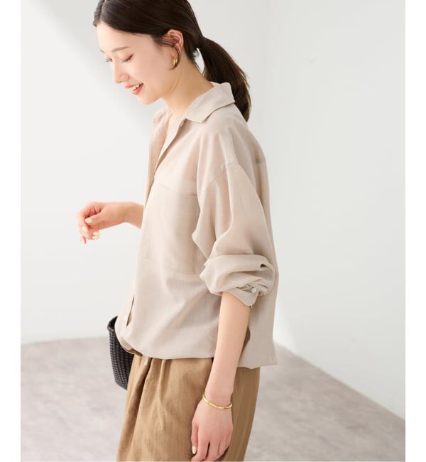 FRAMeWORK「≪手洗い可≫シアービエラドロストレギュラーシャツ」|シャツ・ブラウス|