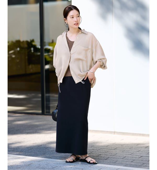 FRAMeWORK「≪手洗い可≫シアービエラドロストレギュラーシャツ」|シャツ・ブラウス|