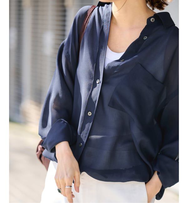 FRAMeWORK「≪手洗い可≫シアービエラドロストレギュラーシャツ」|シャツ・ブラウス|