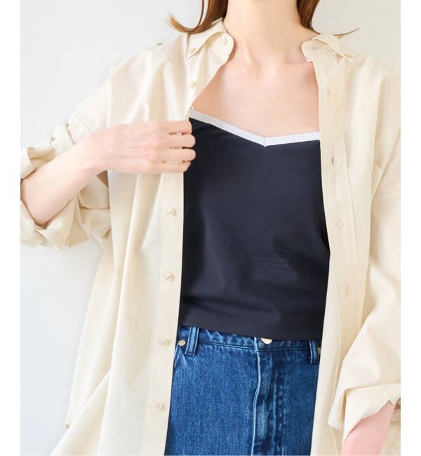 U by SPICK&SPAN「《予約》LOW CLASSIC Lc / ロウ クラシック エルシー SILKET CAMISOLE」|キャミソール|