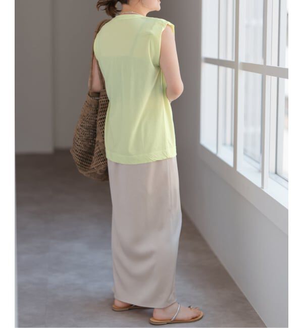 Spick and Span「《新色有り / 追加》ATON/エイトン FRESCA SINGLE JERSEY TANK TOP」|タンクトップ|