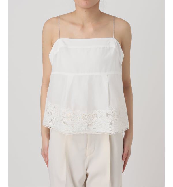 NOBLE「アルチザンレースキャミソール」|キャミソール|
