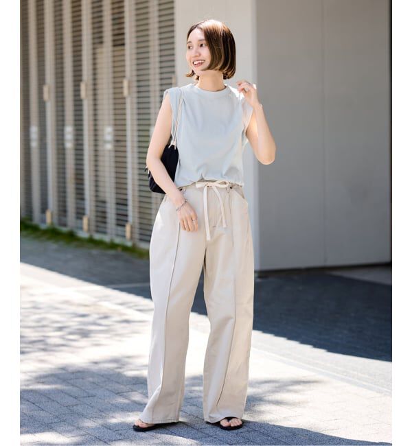 FRAMeWORK「≪追加予約≫ATON /エイトンFRESCA SINGLE JERSEY タンクトップ」|Tシャツ・カットソー|