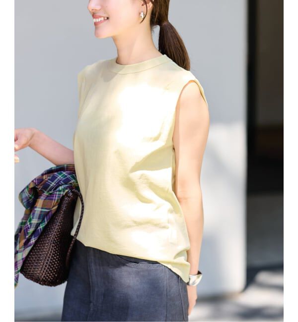 FRAMeWORK「≪追加予約≫ATON /エイトンFRESCA SINGLE JERSEY タンクトップ」|Tシャツ・カットソー|