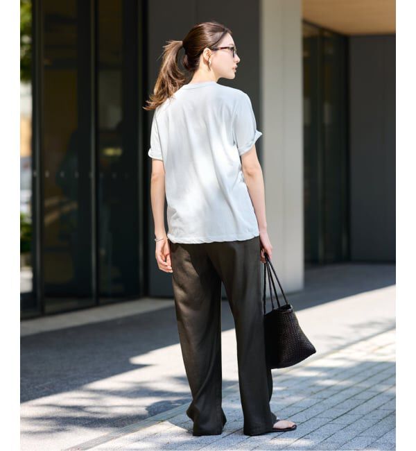 FRAMeWORK「≪追加予約≫ATON/エイトン FRESCA SINGLE JERSEY STANDARD Tシャツ」|Tシャツ・カットソー|