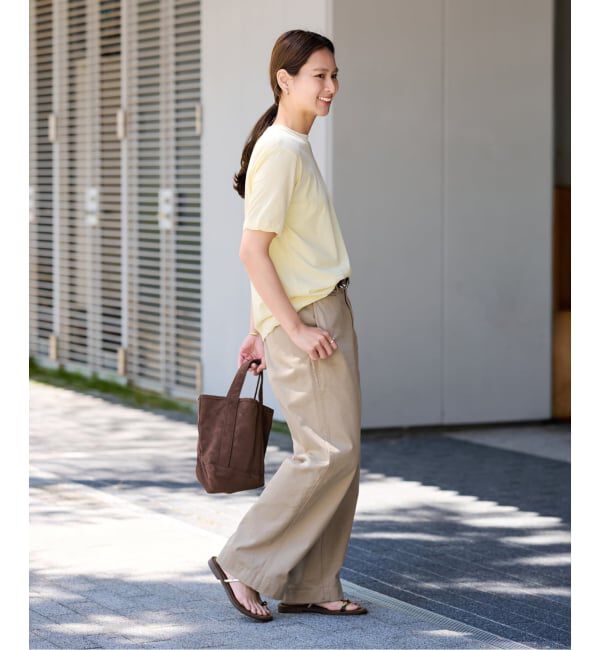 FRAMeWORK「≪追加予約≫ATON/エイトン FRESCA SINGLE JERSEY STANDARD Tシャツ」|Tシャツ・カットソー|