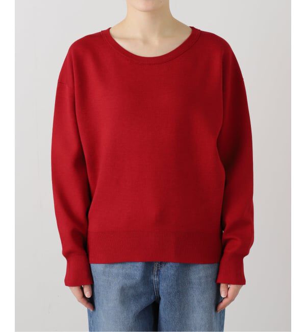  「《追加2》【洗える】接結クルーネックプルオーバー」|ニット・セーター|