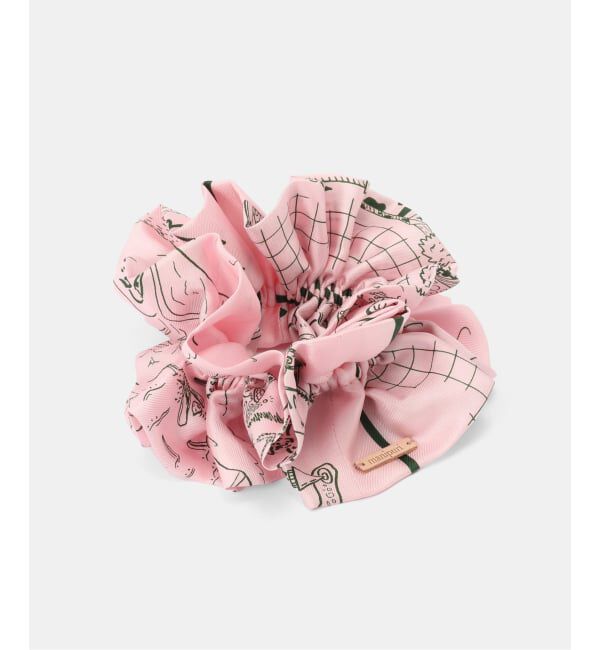  「manipuri/マニプリ シルクラッフルシュシュ」|その他|ピンク